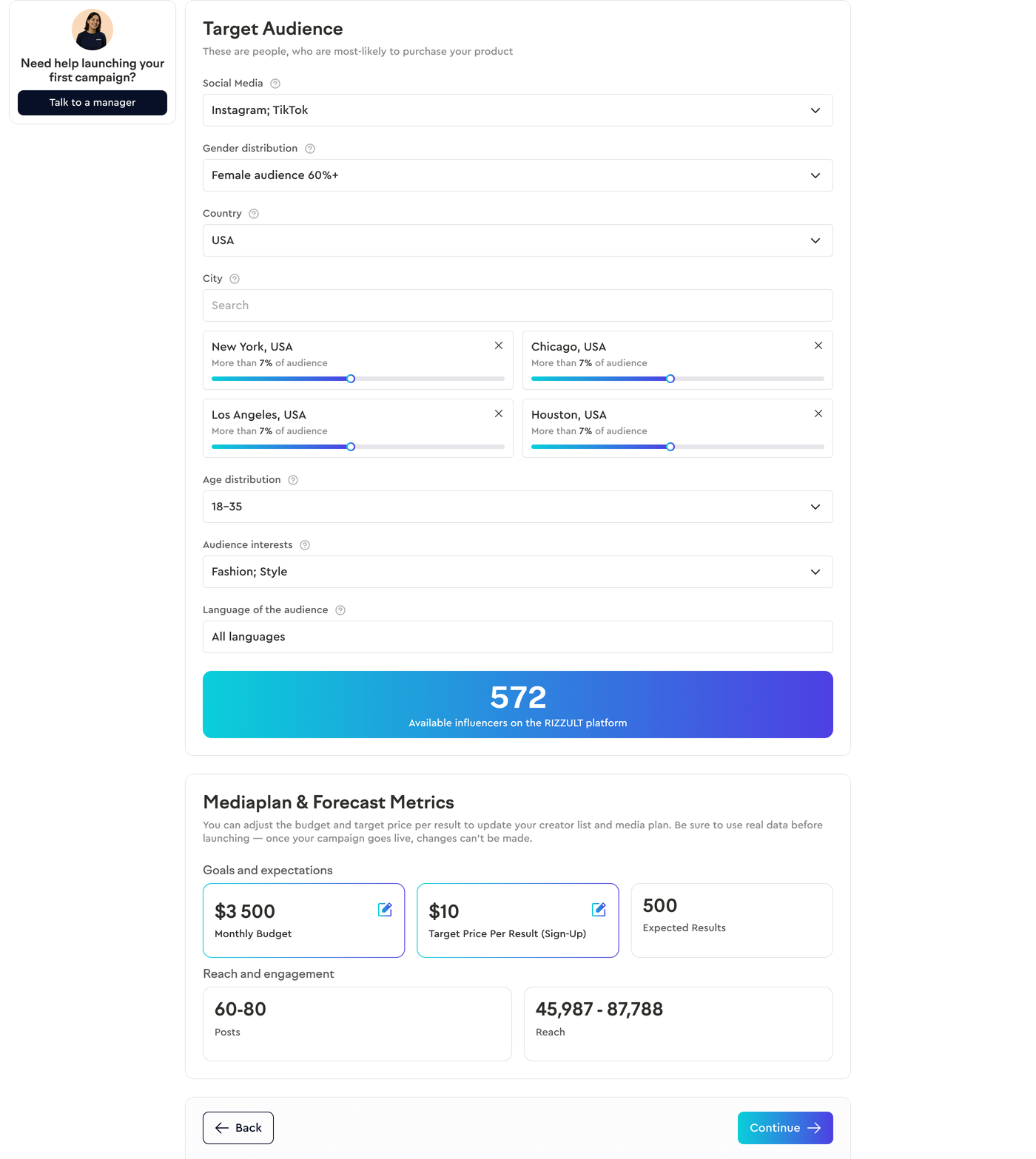 Requisitos de contenido